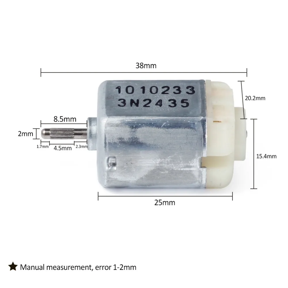 1020233 3N2435 original motor for johson Car rearview mirror motor ,car door lock motor F130 micro DC motor
1020233 3N2435 original motor for johson Car rearview mirror motor ,car door lock motor F130 micro DC motor
