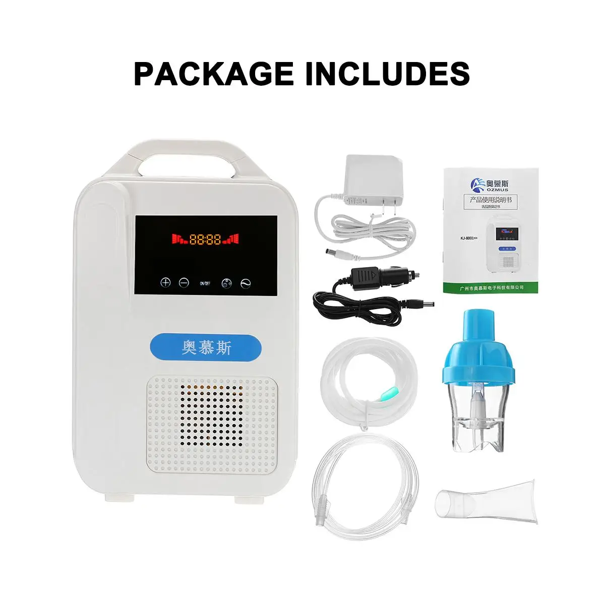 Portable Home Car Ozone Generator 1L/min Ozonizer Air Purifier Sterilizer Oxygen Concentrator Generator Oxygene Making Machine
Portable Home Car Ozone Generator 1L/min Ozonizer Air Purifier Sterilizer Oxygen Concentrator Generator Oxygene Making Machine