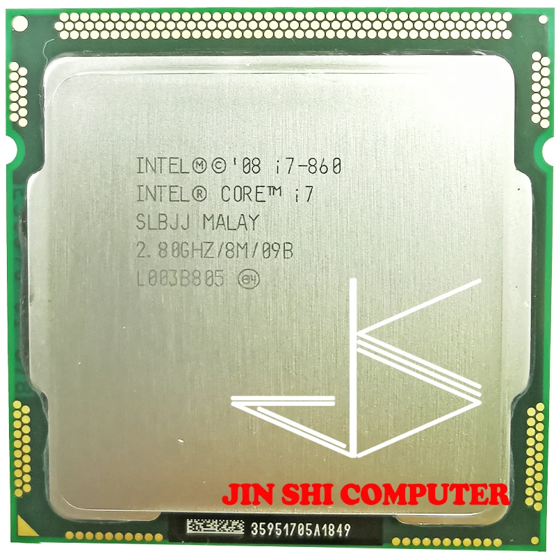 Intel Core i7 860 i7-860 Quad-Core Процессор 2 8 ГГц Мб LGA 1156 95 Вт Испытано 100% работает - купить по
