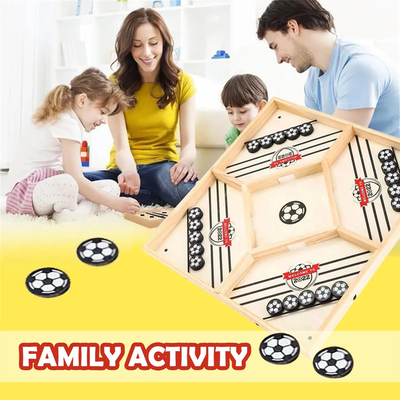 New Puck Game Paced Wooden Table Hockey Winner Games Interactive Chess Toys For Adult Children Desktop Battle Board Fun Game
New Puck Game Paced Wooden Table Hockey Winner Games Interactive Chess Toys For Adult Children Desktop Battle Board Fun Game