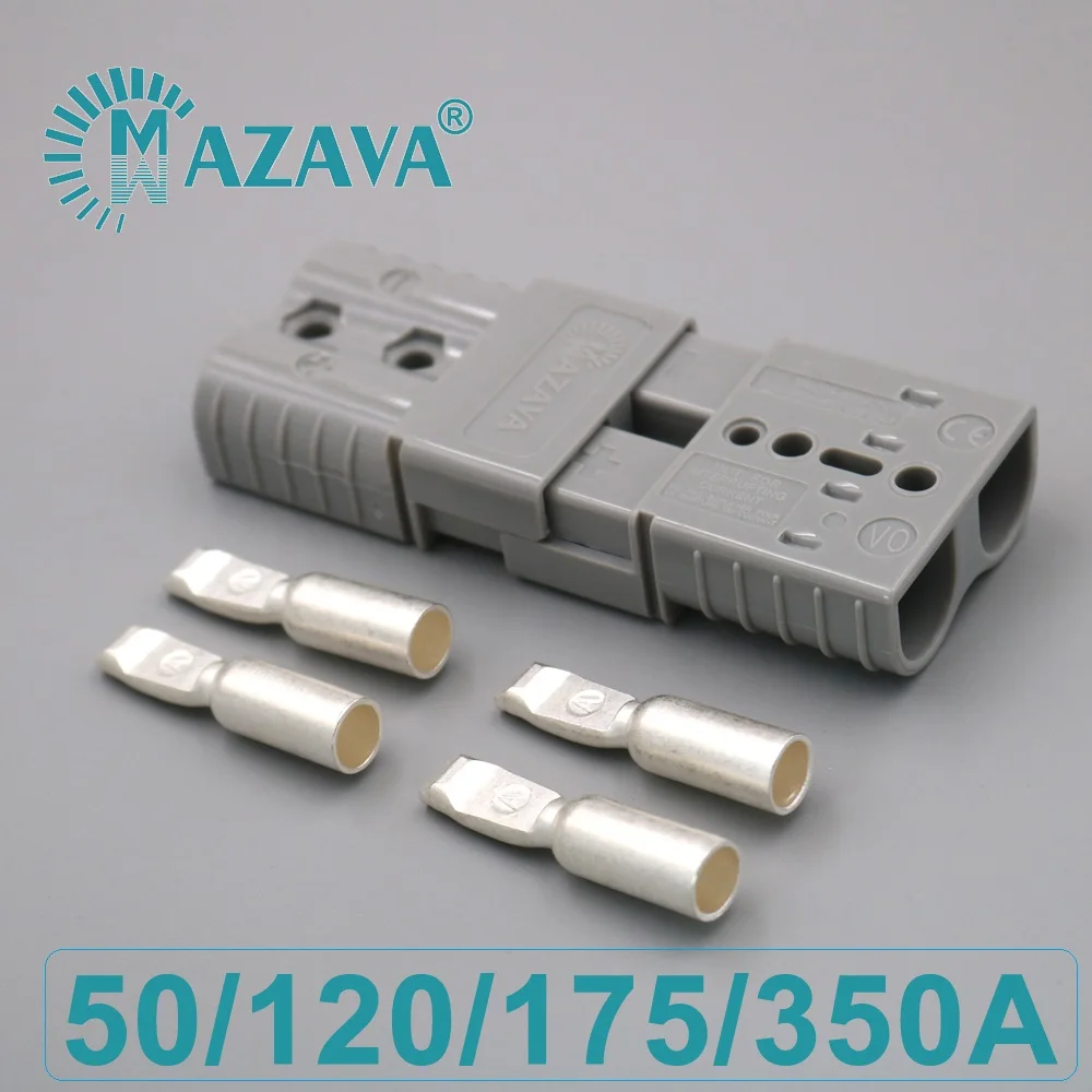 2PCS/LOT 50A/120A/175A/350A Power Plug Connector Double Pole Copper Handle Gray Color Cover Solar Heavy Duty Quickly Connect
2PCS/LOT 50A/120A/175A/350A Power Plug Connector Double Pole Copper Handle Gray Color Cover Solar Heavy Duty Quickly Connect
