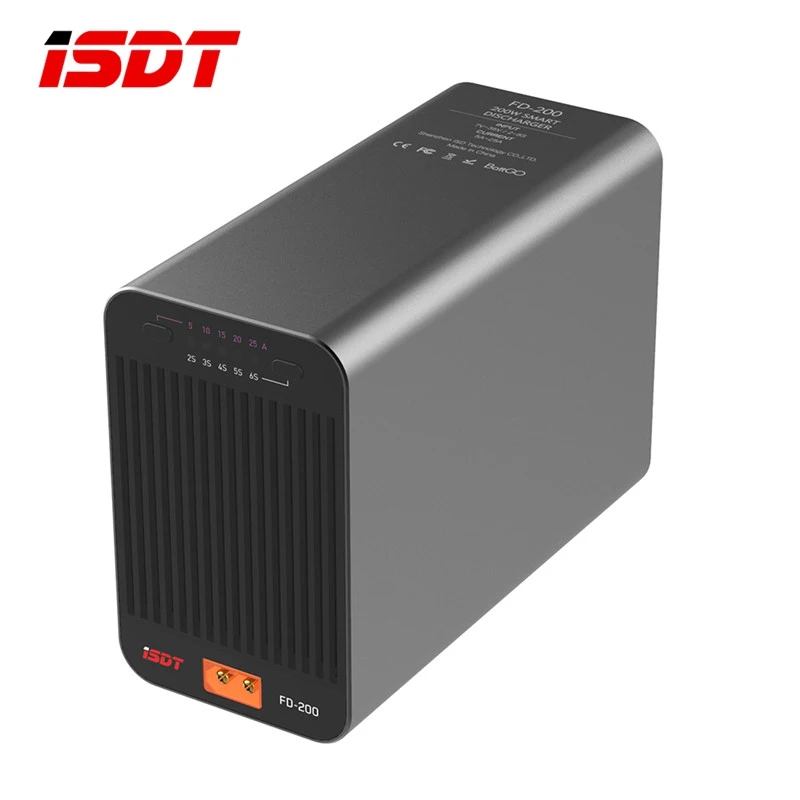 ISDT FD-200 умное управление разрядкой 200W 25A беспроводное приложение разрядка емкостью 2-8S разрядка литий-полимерной батареи
ISDT FD-200 умное управление разрядкой 200W 25A беспроводное приложение разрядка емкостью 2-8S разрядка литий-полимерной батареи