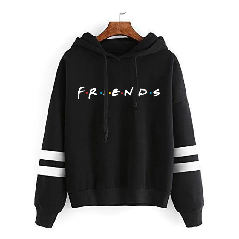 Women's Printed Friends Hoodies 2021 Korean Casual Hooded Pullovers Autumn Winter Fashion Long Sleeve Drawstring Sweatshirts
Women's Printed Friends Hoodies 2021 Korean Casual Hooded Pullovers Autumn Winter Fashion Long Sleeve Drawstring Sweatshirts