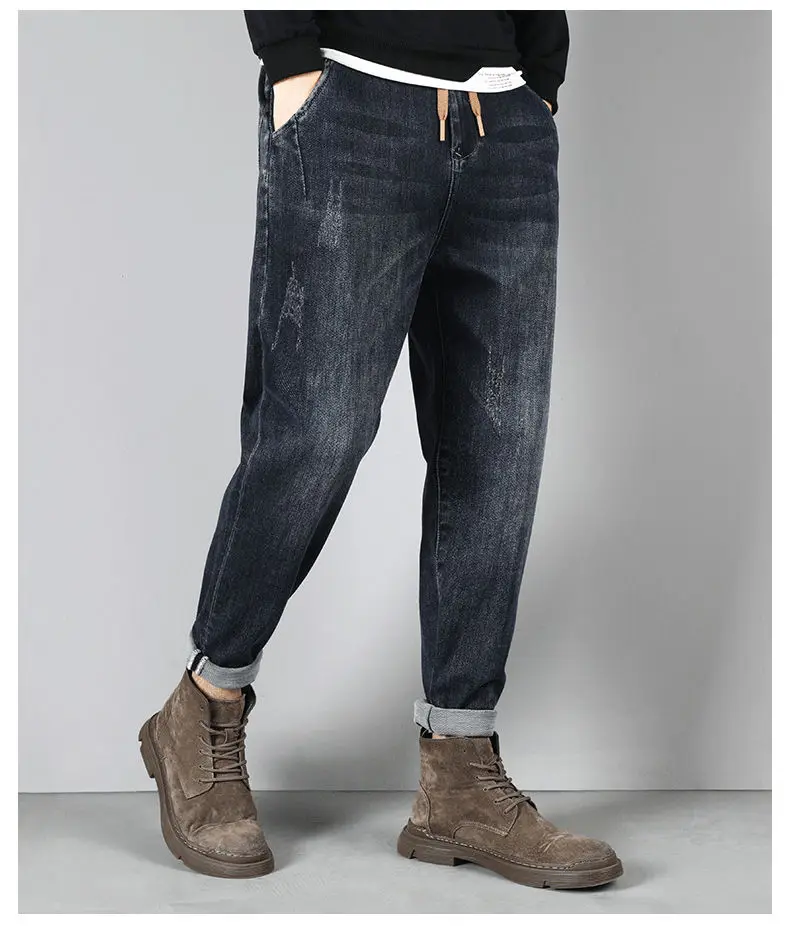 Vintage Harajuku Fashion Men Jeans Drawstring Cargo Pants Wide Leg Winter Velvet Warm Trousers Hip Hop Joggers Jeans
Vintage Harajuku Fashion Men Jeans Drawstring Cargo Pants Wide Leg Winter Velvet Warm Trousers Hip Hop Joggers Jeans