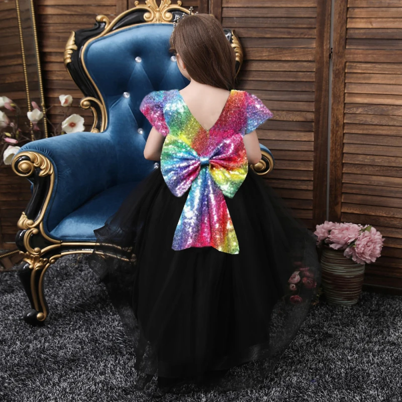 Kids Girl Sequins Colorful Cake Tutu Flower Dress Children Party Wedding Formal Dress For Girl Princess Costume Baby Clothing
Kids Girl Sequins Colorful Cake Tutu Flower Dress Children Party Wedding Formal Dress For Girl Princess Costume Baby Clothing