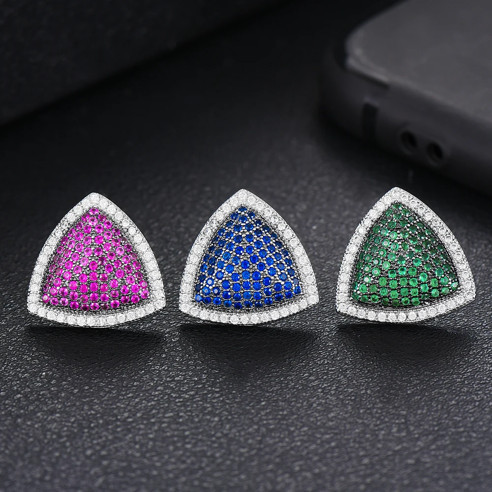 GODKI Luxury Sweet Sparkling Multicolor Triangle Earrings for Women Bridal Wedding Earrings Fine Jewelry 2021 New High Quality
GODKI Luxury Sweet Sparkling Multicolor Triangle Earrings for Women Bridal Wedding Earrings Fine Jewelry 2021 New High Quality
