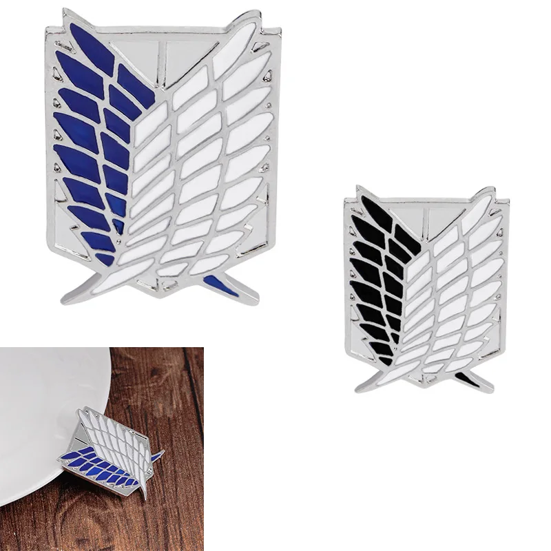 Anime Attack on Titan Brooch Cosplay Props Legion Badge Wings of Liberty Shingeki No Kyojin Badges Brooches
Anime Attack on Titan Brooch Cosplay Props Legion Badge Wings of Liberty Shingeki No Kyojin Badges Brooches