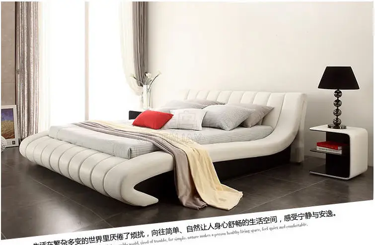 Europe and America Genuine leather bed frame Modern Soft Beds Home Bedroom Furniture cama muebles de dormitorio / camas quarto
Europe and America Genuine leather bed frame Modern Soft Beds Home Bedroom Furniture cama muebles de dormitorio / camas quarto