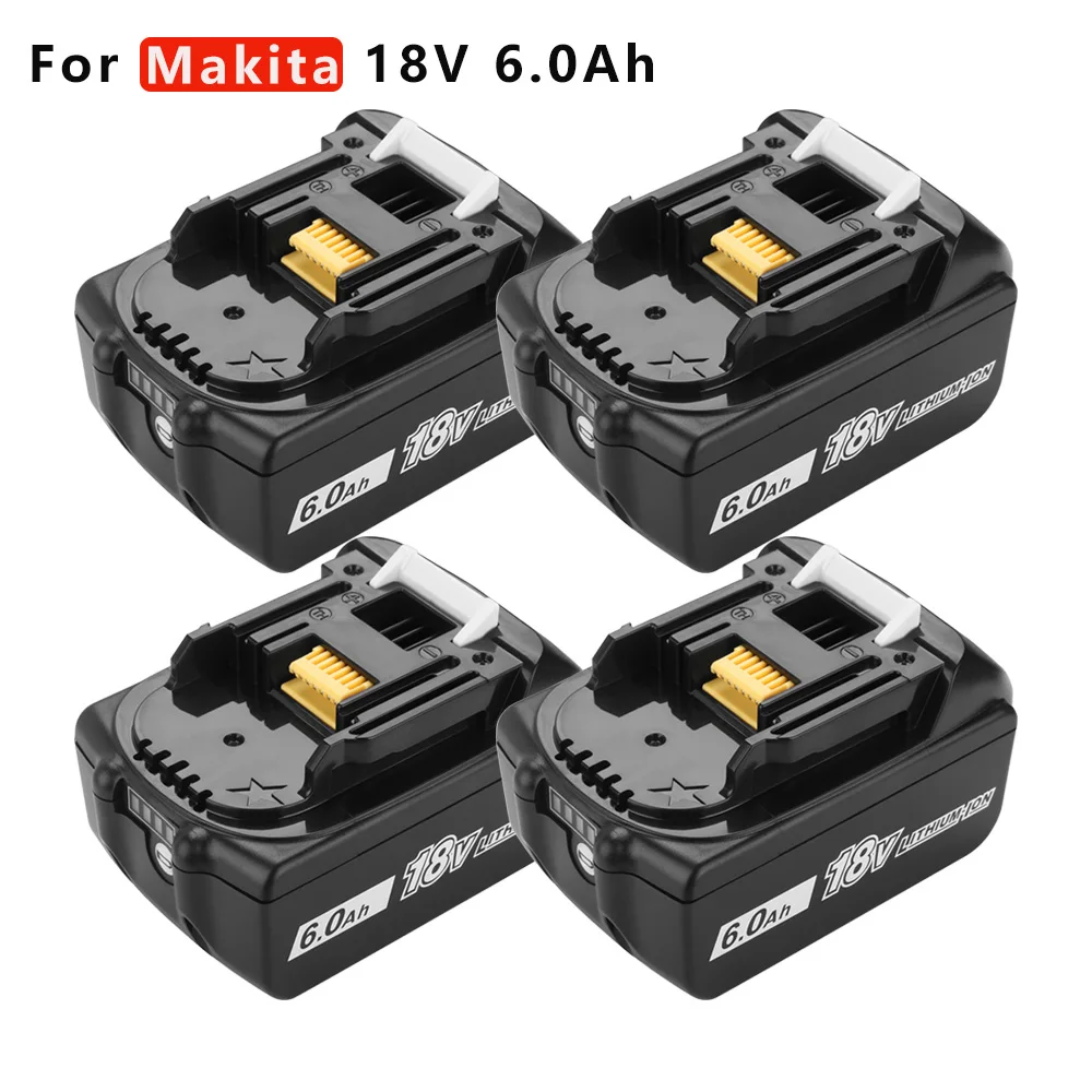 Аккумуляторная литий-ионная батарея BMS для Makita BL1830 BL1840 BL1850, 6,0 Ач, 18 в, 6000 мАч
Аккумуляторная литий-ионная батарея BMS для Makita BL1830 BL1840 BL1850, 6,0 Ач, 18 в, 6000 мАч