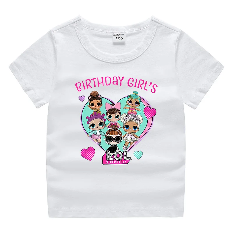 L.O.L Surprise!Baby Casual Girls Tops Cartoon Print Girls Lol T Shirt Funny Casual Toddler Kids Summer Short Sleeve Clothing Top 
L.O.L Surprise!Baby Casual Girls Tops Cartoon Print Girls Lol T Shirt Funny Casual Toddler Kids Summer Short Sleeve Clothing Top