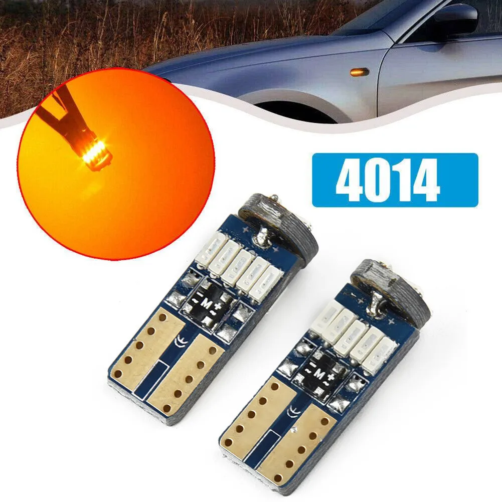 2PCS T10 168 194 192 175 4014 LED Side Marker Light Bulb 3000K Amber Canbus 3000K Amber 12/24V Automotive Goods Car Accessories
2PCS T10 168 194 192 175 4014 LED Side Marker Light Bulb 3000K Amber Canbus 3000K Amber 12/24V Automotive Goods Car Accessories