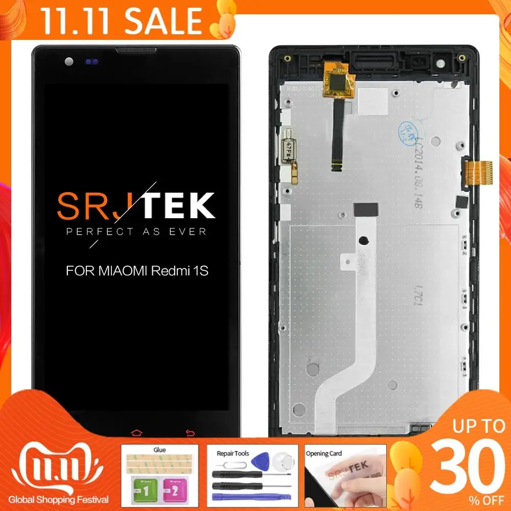 3G Version 100% 1280x720 For XIAOMI Redmi 1S Display Touch Screen Digitizer For XIAOMI Redmi 1S LCD Display
3G Version 100% 1280x720 For XIAOMI Redmi 1S Display Touch Screen Digitizer For XIAOMI Redmi 1S LCD Display