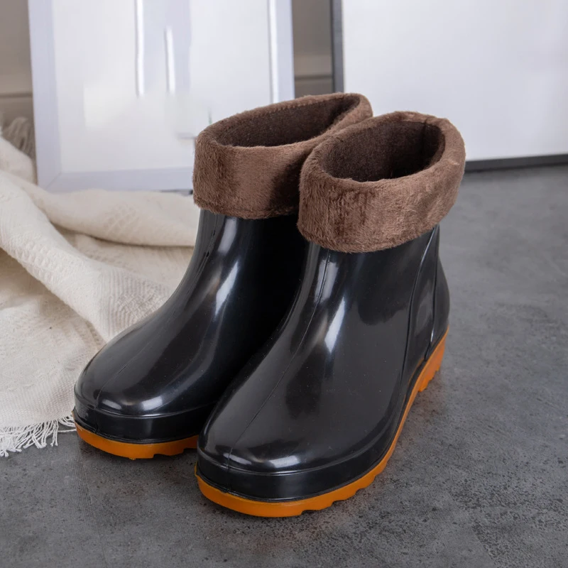 Men Short Rain Boots Waterproof Rubber Low-Heeled Work Garden Shoe Non-Slip Wear-Resistant Short Water Boots
Men Short Rain Boots Waterproof Rubber Low-Heeled Work Garden Shoe Non-Slip Wear-Resistant Short Water Boots