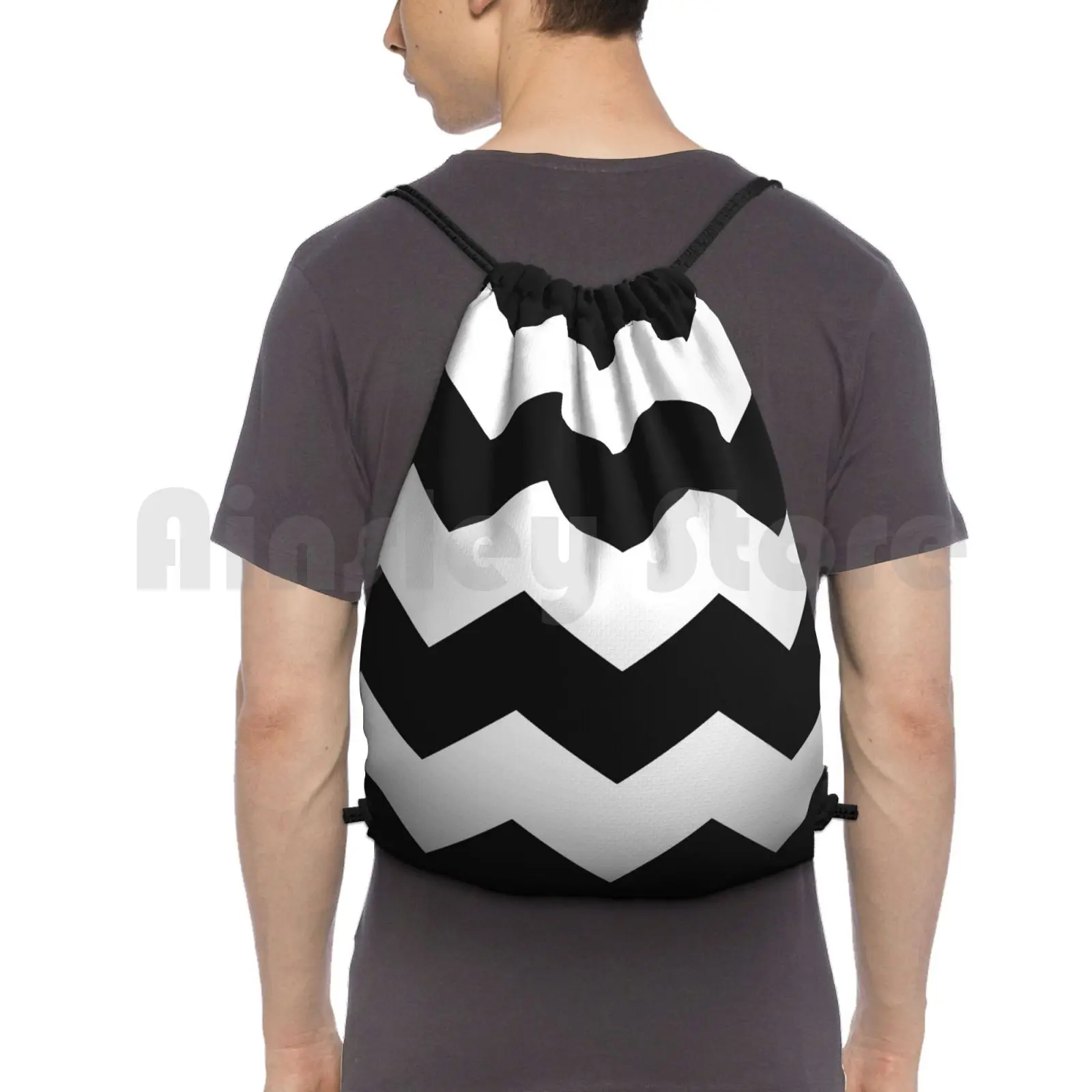 Black And White Large Scale Print Backpack Drawstring Bag Riding Climbing Gym Bag Black And White Pattern Modern Bold
Black And White Large Scale Print Backpack Drawstring Bag Riding Climbing Gym Bag Black And White Pattern Modern Bold