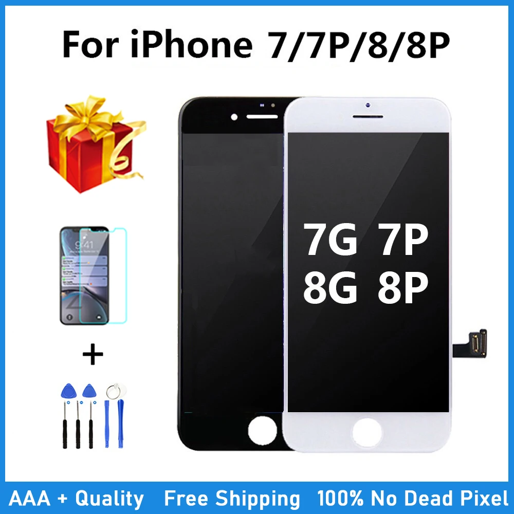 High Quality AAA+++ Pantalla For iPhone 7 6 6s 8 Plus LCD Display Touch Screen Replacement Digitizer Assembly Perfectly repair
High Quality AAA+++ Pantalla For iPhone 7 6 6s 8 Plus LCD Display Touch Screen Replacement Digitizer Assembly Perfectly repair