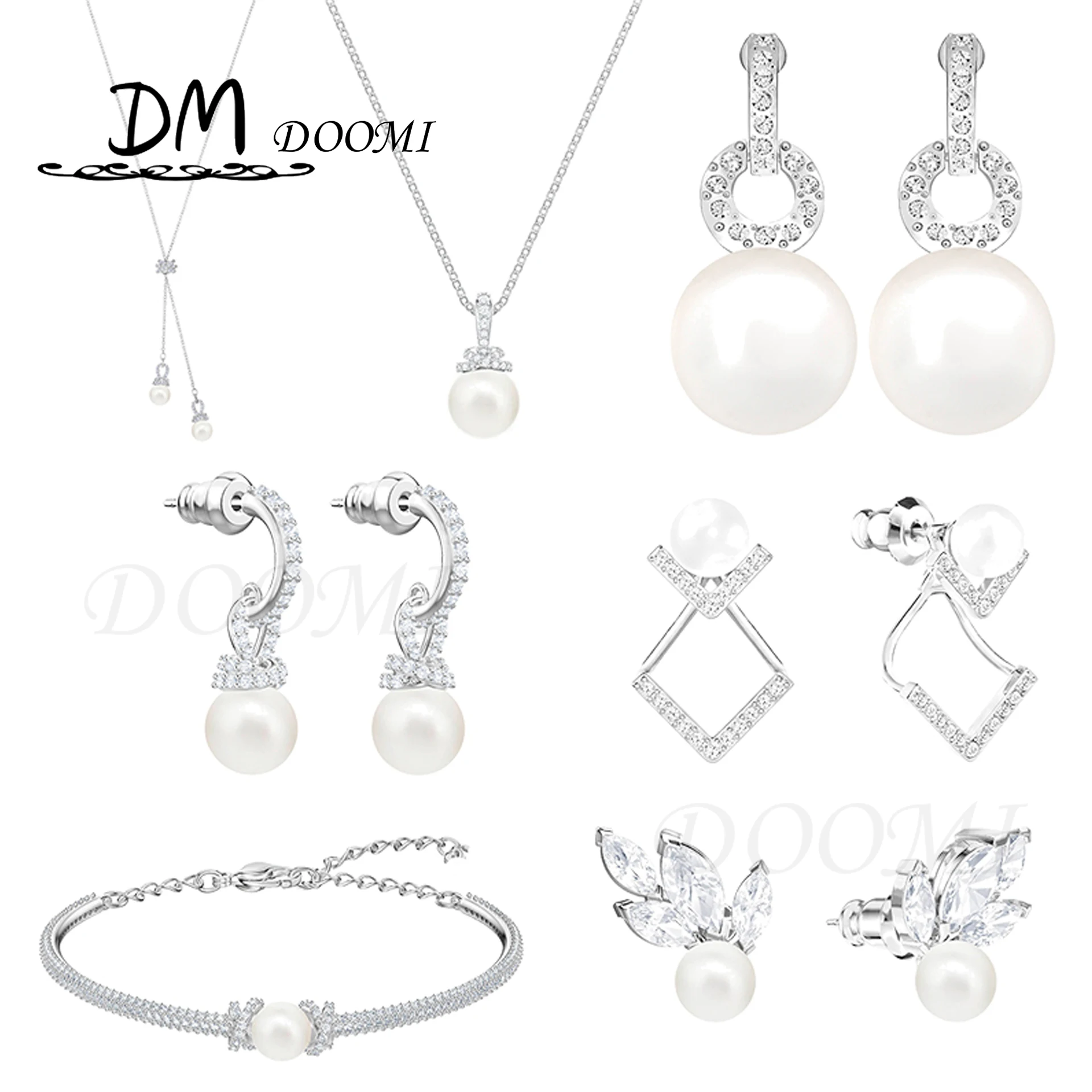 Swa Christmas gifts for new year 2022 Trends Women's jewelry store austrian crystal Jewelry Natural pearl charm earrings
Swa Christmas gifts for new year 2022 Trends Women's jewelry store austrian crystal Jewelry Natural pearl charm earrings
