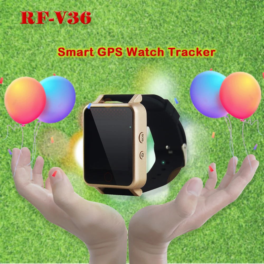 RF V36 gps трекер для детей Elederly GPS LBS Wi Fi отслеживание сердечного ритма кровяного