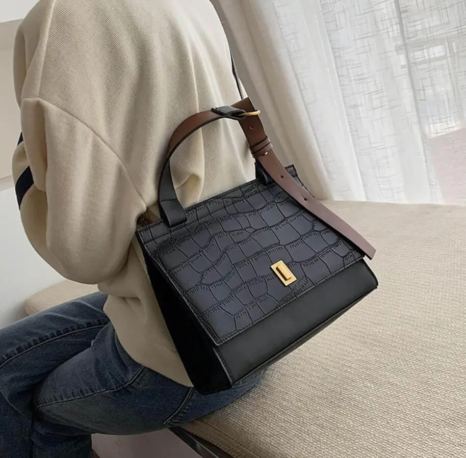 Vintage Stone Pattern Large Tote Bag 2021 New Quality PU Leather Women's Designer Handbags High Capacity Shoulder Messenger Bags
Vintage Stone Pattern Large Tote Bag 2021 New Quality PU Leather Women's Designer Handbags High Capacity Shoulder Messenger Bags