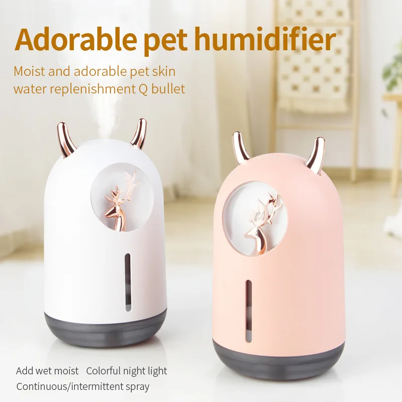 

Ultrasonic Usb Air Humidifier Multiple Deer Humidifier mini Portable Cat Air Humidifier Household Moisturizing Aromatherapy