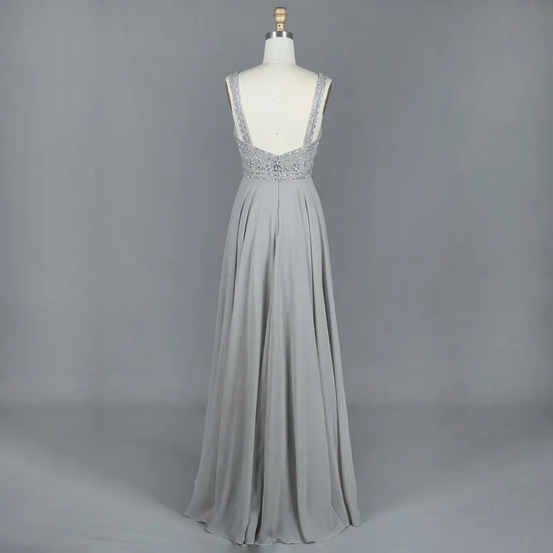 2020 Gray Sleeveless Floor Long Skirt Sexy Backless Tulle Suspender Evening Dress Pleated Drape Skirt Hem Diamond Pattern 
2020 Gray Sleeveless Floor Long Skirt Sexy Backless Tulle Suspender Evening Dress Pleated Drape Skirt Hem Diamond Pattern