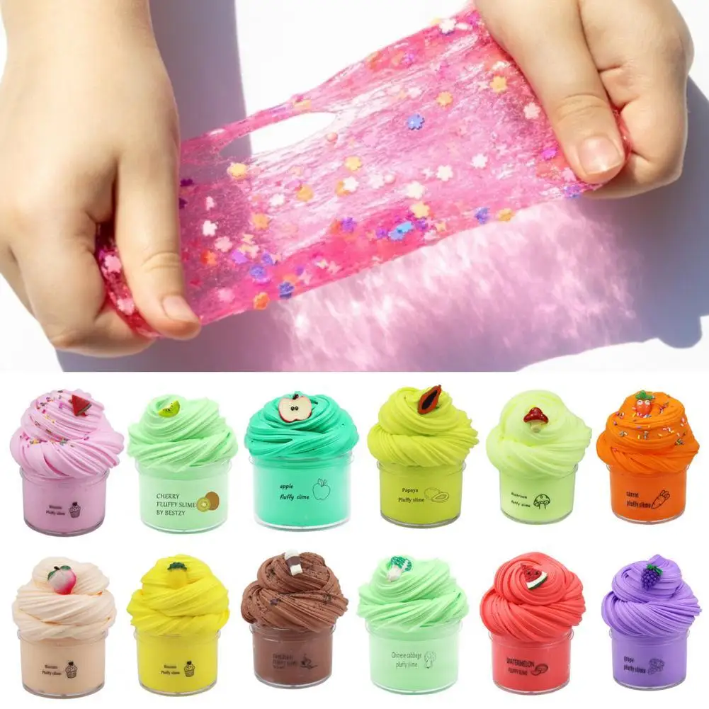 70ML Slime Toy Fluffy Anti-tear Stretchy Cloud Slime Butter Sludge Toy for Relax
70ML Slime Toy Fluffy Anti-tear Stretchy Cloud Slime Butter Sludge Toy for Relax