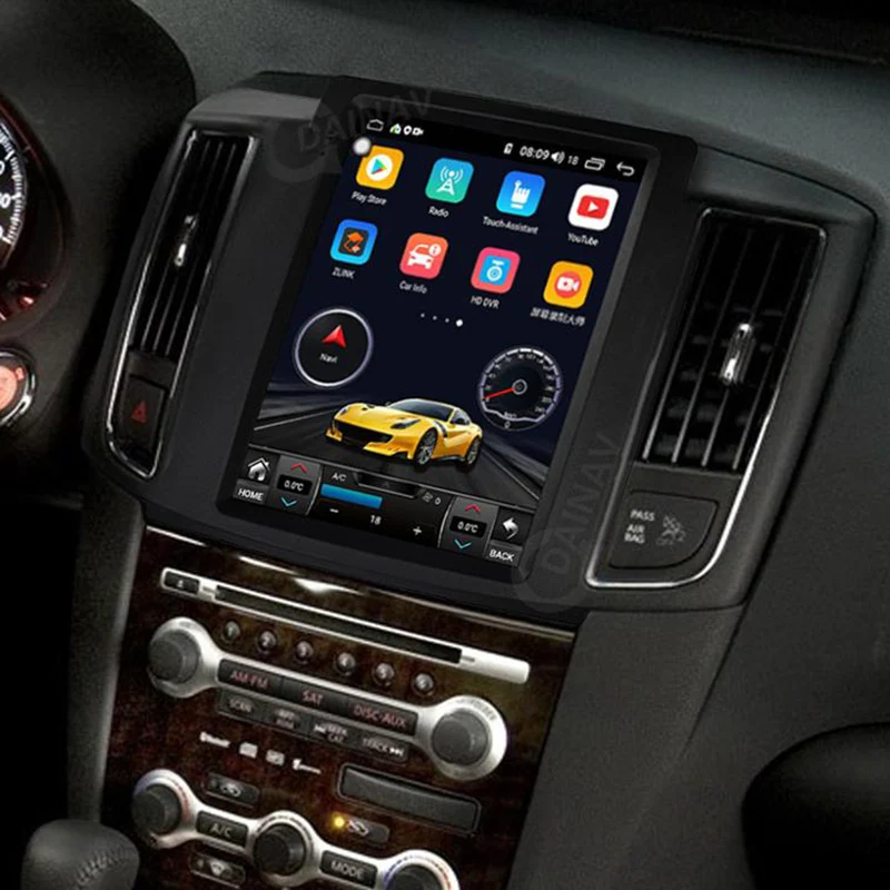 Автомагнитола 128g Android 11 для Nissan MAXIMA A35 2009 2010 2011 2012 аудио стерео Мультимедийный