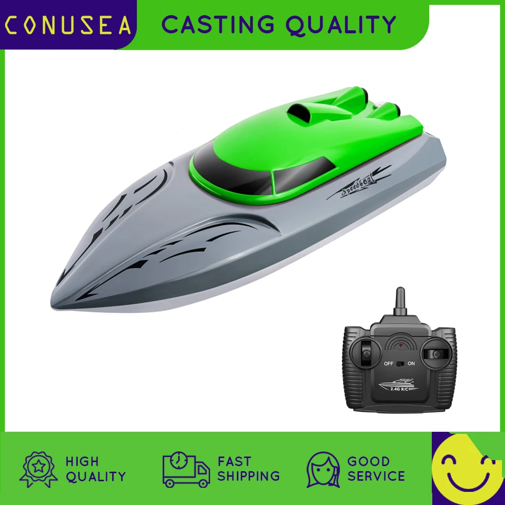 Rc Boat Toy 2.4Ghz 4Ch Radio Remote Control Boats 20Km/h High Speed Kids Racing Boats for Pools Lake Gifts for Boys Children 
Rc Boat Toy 2.4Ghz 4Ch Radio Remote Control Boats 20Km/h High Speed Kids Racing Boats for Pools Lake Gifts for Boys Children