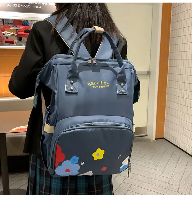 Nylon Large Capacity Women School Backpacks Fashion Female School Bags Flower Print Ladies Laptop Backpack Simple Mommy Bags
Nylon Large Capacity Women School Backpacks Fashion Female School Bags Flower Print Ladies Laptop Backpack Simple Mommy Bags