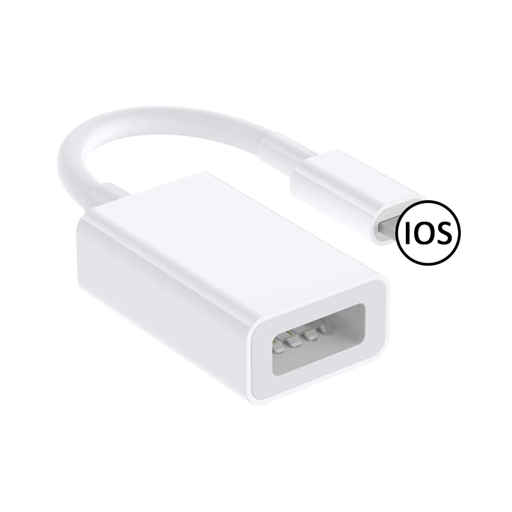 

Adapter Cable For lightning to USB 3.0 For iPhone 11 Pro X XS Max 7 8 6 Plus Camera U Disk Card Reader Gamepad Converter
