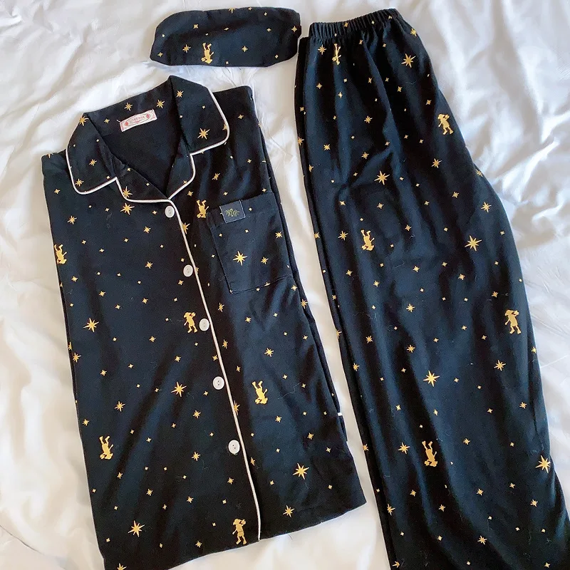 2020 Women's New Early Spring Cotton Home Wear Set Star Crown Print Long Sleeve Women's Comfort Pajamas
2020 Women's New Early Spring Cotton Home Wear Set Star Crown Print Long Sleeve Women's Comfort Pajamas
