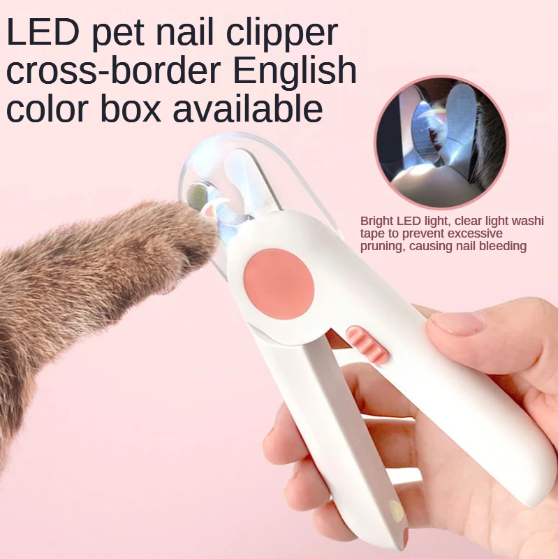 Professional Pet Nail Clipper Scissors Pet Dog Cat Nail Toe Claw Clippers Scissor LED Light Nail Trimmer for Animals Pet Supplie
Professional Pet Nail Clipper Scissors Pet Dog Cat Nail Toe Claw Clippers Scissor LED Light Nail Trimmer for Animals Pet Supplie