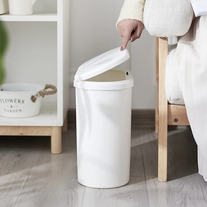 Luxury White Trash Bin Bedroom Nordic Modern Kitchen Storage Trash Can Rangement Cuisine Household Cleaning Tools BD50WB
Luxury White Trash Bin Bedroom Nordic Modern Kitchen Storage Trash Can Rangement Cuisine Household Cleaning Tools BD50WB