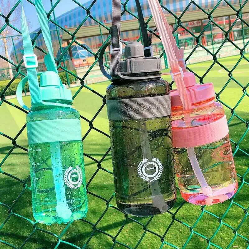 Large capacity plastic water cup adult straw cup with strap sports fitness kettle portable student children's Cup
Large capacity plastic water cup adult straw cup with strap sports fitness kettle portable student children's Cup