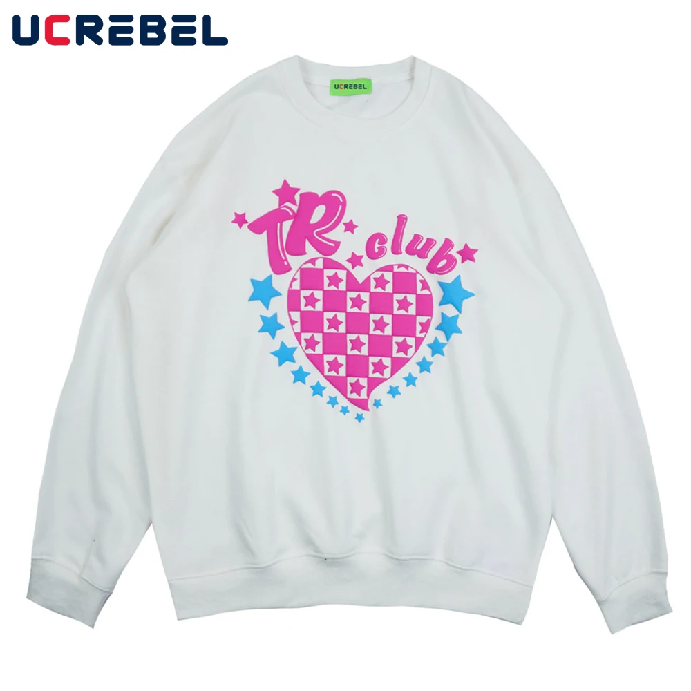 Heart Print Fleece Sweatshirts Mens Autumn Streetwear Casual Loose Simple Long Sleeve Crew Neck Pullover Men
Heart Print Fleece Sweatshirts Mens Autumn Streetwear Casual Loose Simple Long Sleeve Crew Neck Pullover Men
