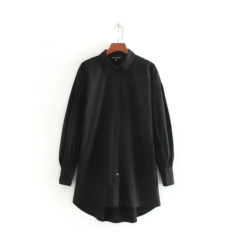 Stylish Women Long Shirt Spring 2021 New Fashion White and Black Blouse Modern Lady Loose Long Sleeve Shirts
Stylish Women Long Shirt Spring 2021 New Fashion White and Black Blouse Modern Lady Loose Long Sleeve Shirts