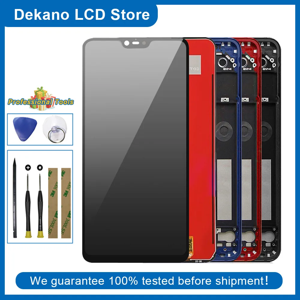 6.26" LCD For Xiaomi Mi 8 Lite / Mi 8X LCD Display Touch Screen Digitizer Assembly Panel Replacement With Frame
6.26" LCD For Xiaomi Mi 8 Lite / Mi 8X LCD Display Touch Screen Digitizer Assembly Panel Replacement With Frame