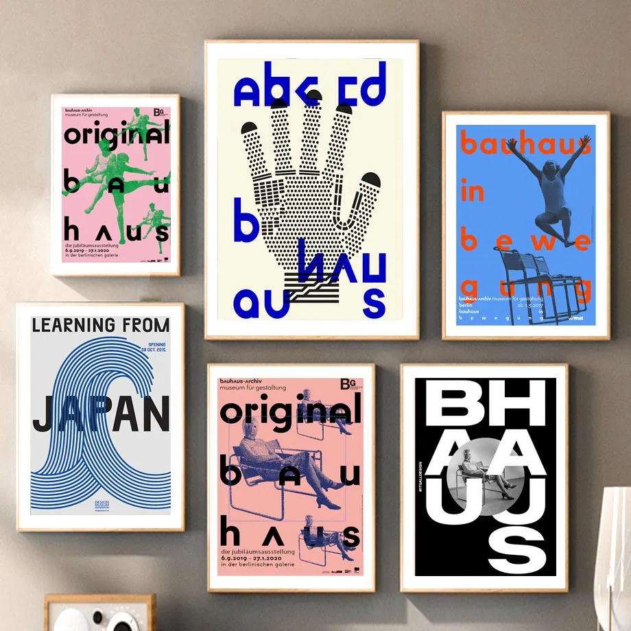 Modern Abstract Bauhaus Exhibition Museum Canvas Painting Wall Art Nordic Posters and Prints Home Decor for Living Room Gallery
Modern Abstract Bauhaus Exhibition Museum Canvas Painting Wall Art Nordic Posters and Prints Home Decor for Living Room Gallery