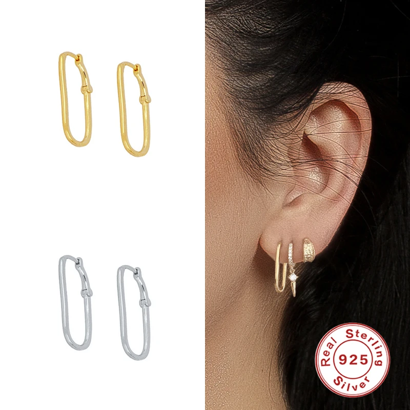 ROXI Glossy Irregular U Shape Hoop Earrings for Women 925 Sterling Silver Jewelry Huggie Earrings Cartilage Pendientes Plata 925
ROXI Glossy Irregular U Shape Hoop Earrings for Women 925 Sterling Silver Jewelry Huggie Earrings Cartilage Pendientes Plata 925