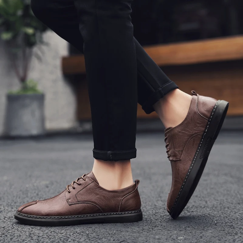 Breathable Leather Casual Shoes Men Sports 2020 Zapatos Casuales Para Hombre De Cuero Comfortable Breathable Mens Sneakers
Breathable Leather Casual Shoes Men Sports 2020 Zapatos Casuales Para Hombre De Cuero Comfortable Breathable Mens Sneakers