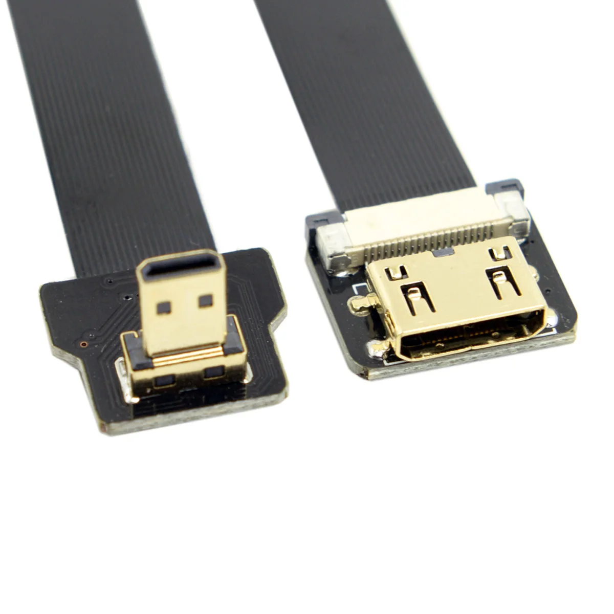 FPV Micro HDMI-compatible to Mini HDMI-compatible Female FPC Flat Cable for FPV HDTV Aerial FPV Down Angled 90 Degree FPV hdmi
FPV Micro HDMI-compatible to Mini HDMI-compatible Female FPC Flat Cable for FPV HDTV Aerial FPV Down Angled 90 Degree FPV hdmi
