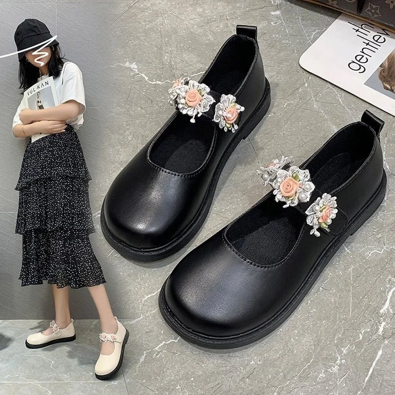 2021 Summer Fashion Big Head Small Leather Shoes British Style Flower Flat Shoes Women's Single Shoes
2021 Summer Fashion Big Head Small Leather Shoes British Style Flower Flat Shoes Women's Single Shoes