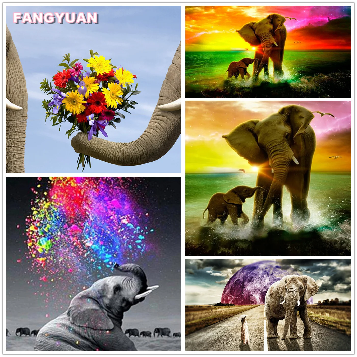 Full Drill Diy 5D Diamond Painting Baby Elephant Cross Stitch Kits Embroidery Diamond Mosaic Animals Art Picture Home Decoration
Full Drill Diy 5D Diamond Painting Baby Elephant Cross Stitch Kits Embroidery Diamond Mosaic Animals Art Picture Home Decoration