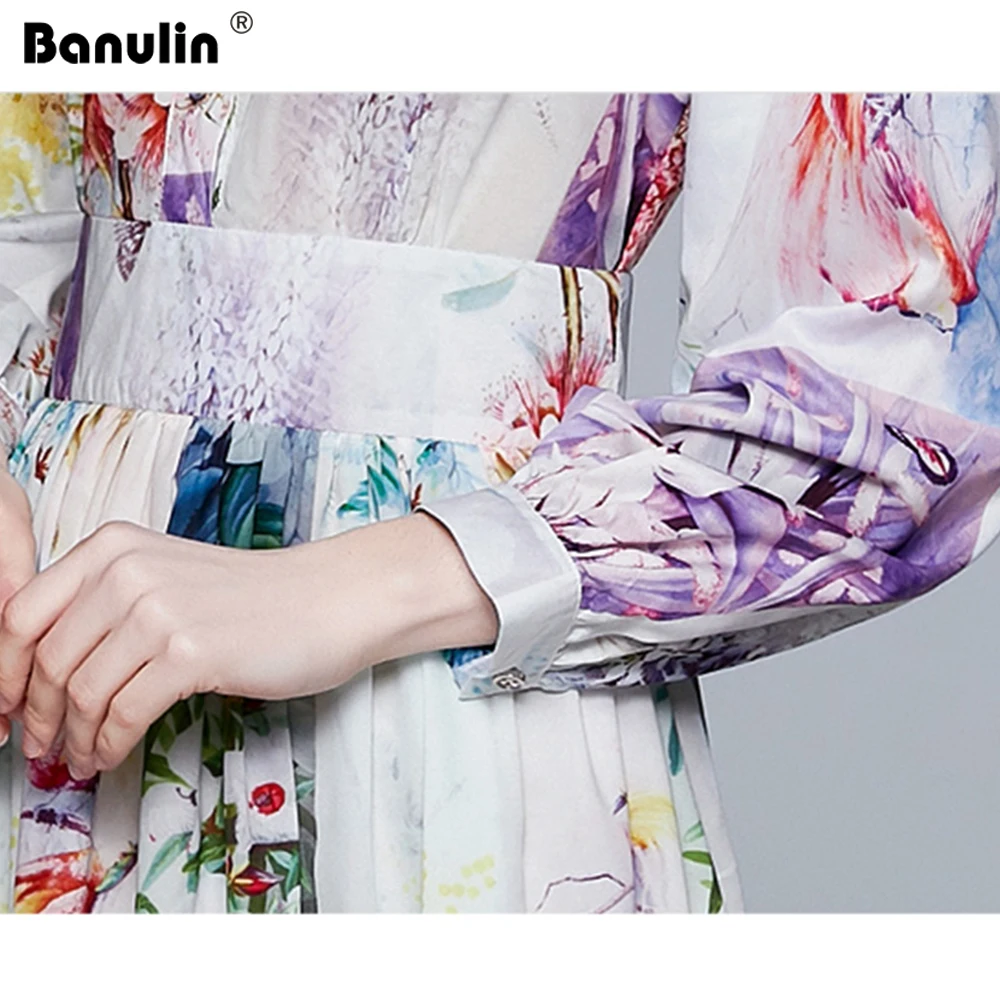 Banulin 2021 Spring Runway Fashion Long Vacation Dress Women Long Puff sleeve Elegant Floral print Chiffon Vintage Maxi Dresses
Banulin 2021 Spring Runway Fashion Long Vacation Dress Women Long Puff sleeve Elegant Floral print Chiffon Vintage Maxi Dresses