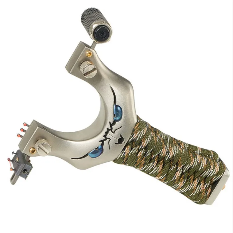 Stainless Steel Slingshot Aiming Shooting Hunting Outdoor Slingshot High Power High Precision New Rubber Band Compound Bow
Stainless Steel Slingshot Aiming Shooting Hunting Outdoor Slingshot High Power High Precision New Rubber Band Compound Bow