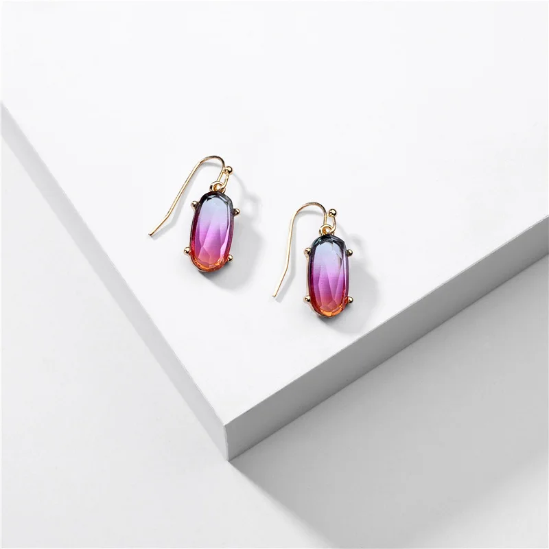 ZWPON Fashion Oval Gradual Resin Drop Earrings Rainbow Geometric Summer Resin Drop Earrings for Woman Female Jewelry 
ZWPON Fashion Oval Gradual Resin Drop Earrings Rainbow Geometric Summer Resin Drop Earrings for Woman Female Jewelry