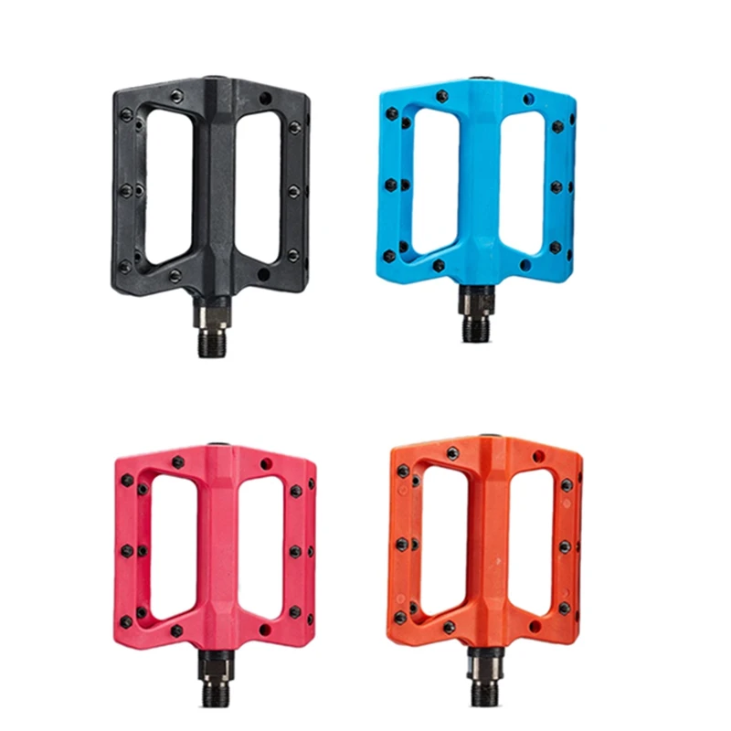 Mountain Bike Pedals 3 Bearing Non-Slip Lightweight Nylon Fiber Bicycle Platform Pedals for BMX MTB 9/16Inch
Mountain Bike Pedals 3 Bearing Non-Slip Lightweight Nylon Fiber Bicycle Platform Pedals for BMX MTB 9/16Inch