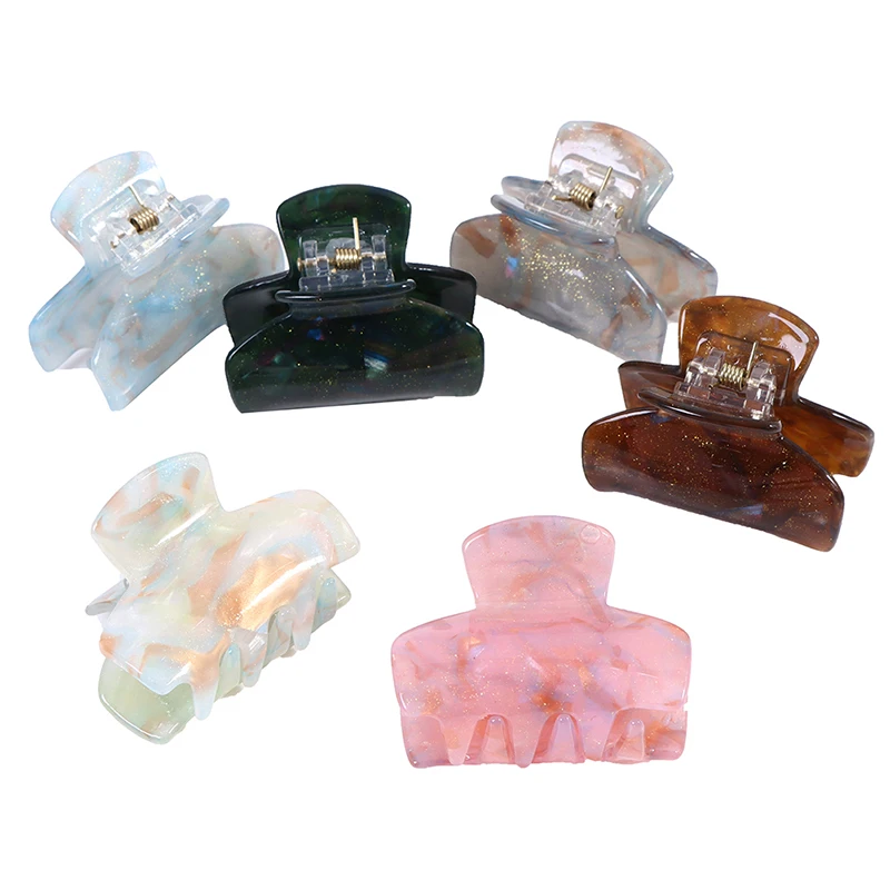 1PC Acrylic Hair Clip Fashion Starry Sky Hair Claw Jelly Color Hair Clamp Ponytail Crab Korean Hair Accessories For Women
1PC Acrylic Hair Clip Fashion Starry Sky Hair Claw Jelly Color Hair Clamp Ponytail Crab Korean Hair Accessories For Women