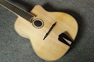 Новый бренд AAA ручная работа Цыганская 7 струнная джазовая гитара с чехлом|Гитары|