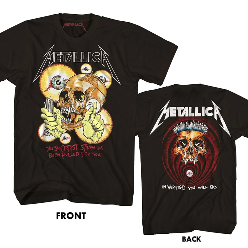 Metallica t-shirt Rock Skull classic black cotton punk short sleeve T-shirt
Metallica t-shirt Rock Skull classic black cotton punk short sleeve T-shirt