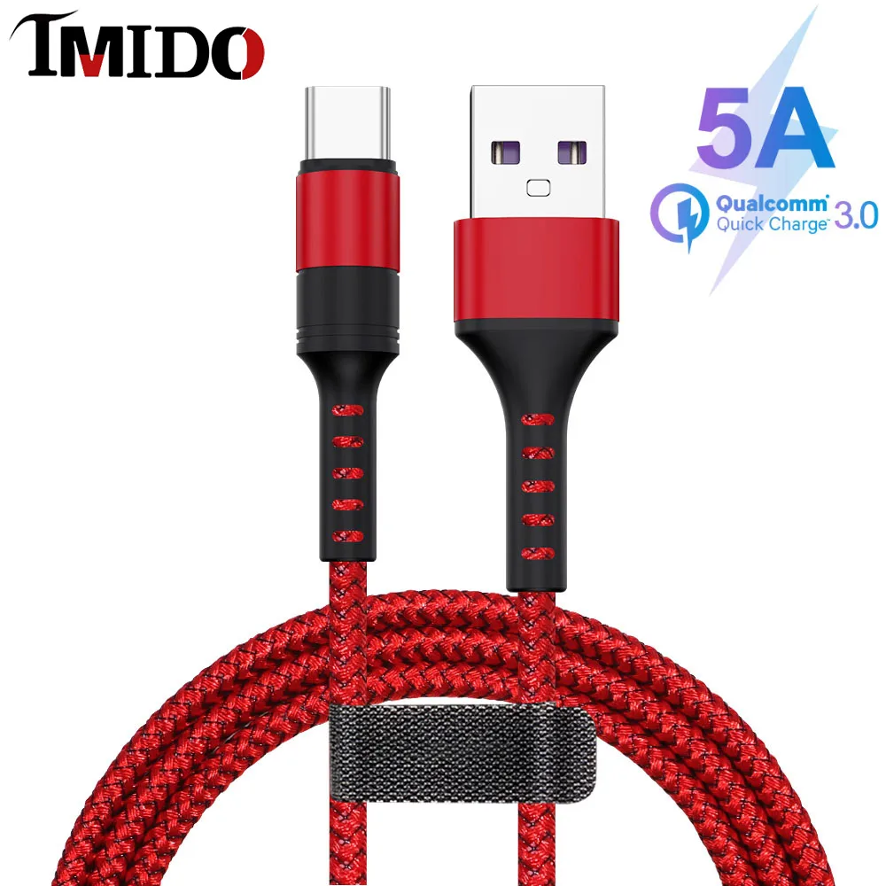 5A супер быстрый USB C кабель для huawei P30 Pro P20 Quick Charge 3 0 Tipo samsung S10 S8 A70 Xiaomi Mi 9 Oneplus 7